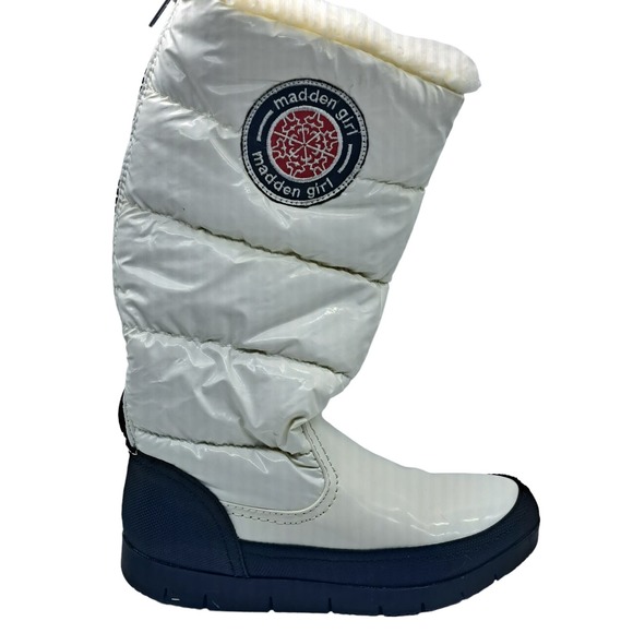 Madden Girl Iggloo Platform Puffy Snow Boots White Size 7M - Picture 2 of 16